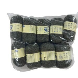 Jamieson's Shetland Spindrift Wool Yarn 9 Skeins Artichoke 319 Lot 6202 25g 105m